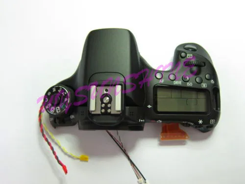 Верхняя крышка тяга с плеча экран и кнопочный переключатель запчастей для Canon EOS 70D; DS126411 SLR головки вспышки крышка
