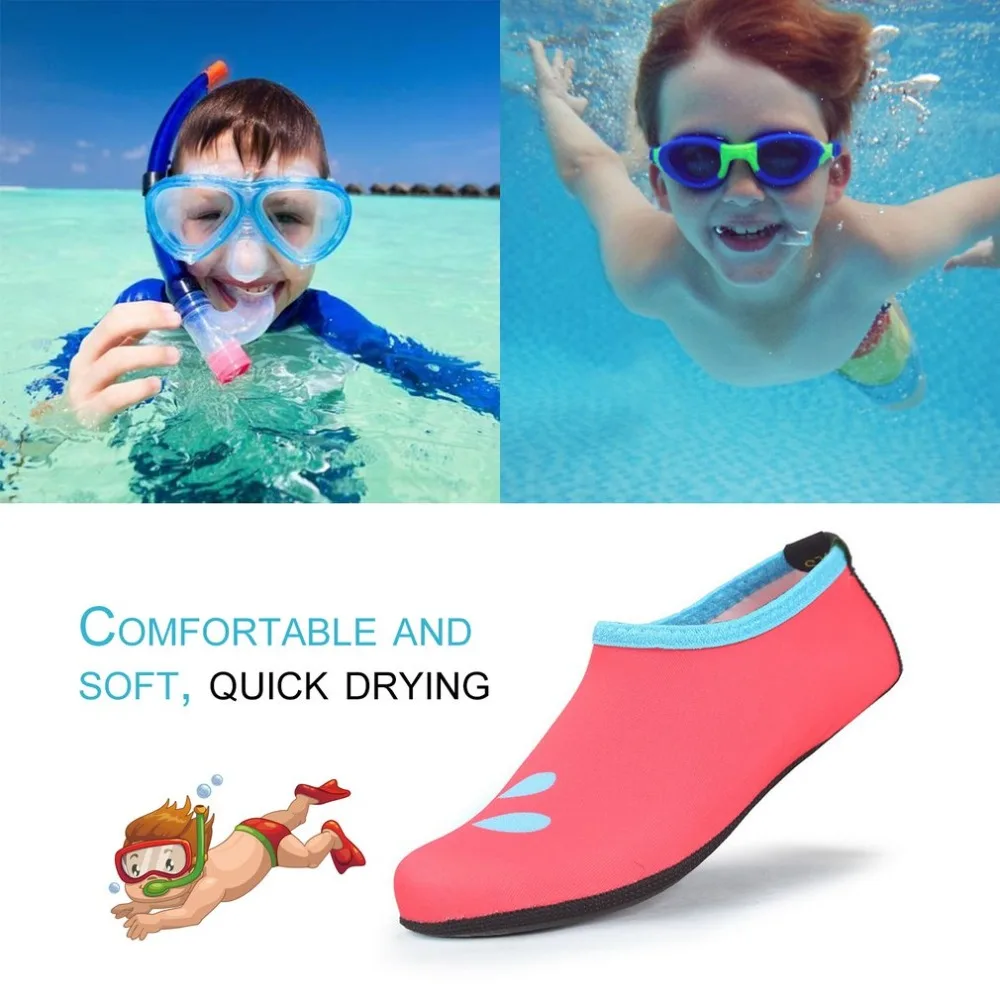 

Children Outdoor Swimming Shoes Breathable Summer Beach Socks Water Shoes Boys Girls Soft Diving Wading Shoes XS-XL