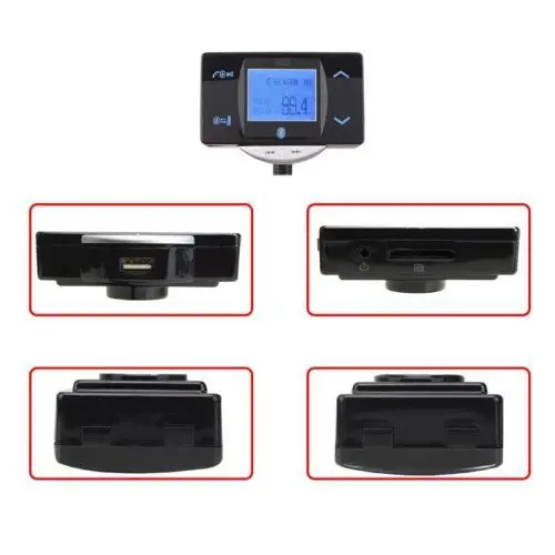 Беспроводной Bluetooth FM трансмиттер модулятор USB SD MMC дистанционный автомобильный