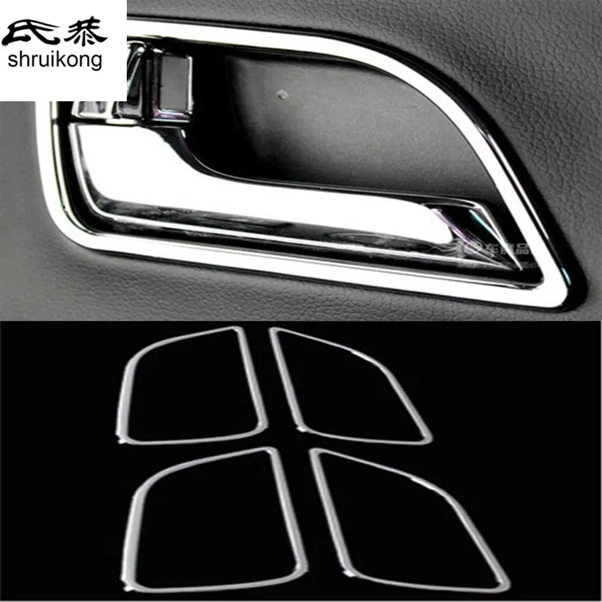 

ABS car stickers of sequins modified inner door handle inside the handle special interior trim bright circle for KIA K2 RIO