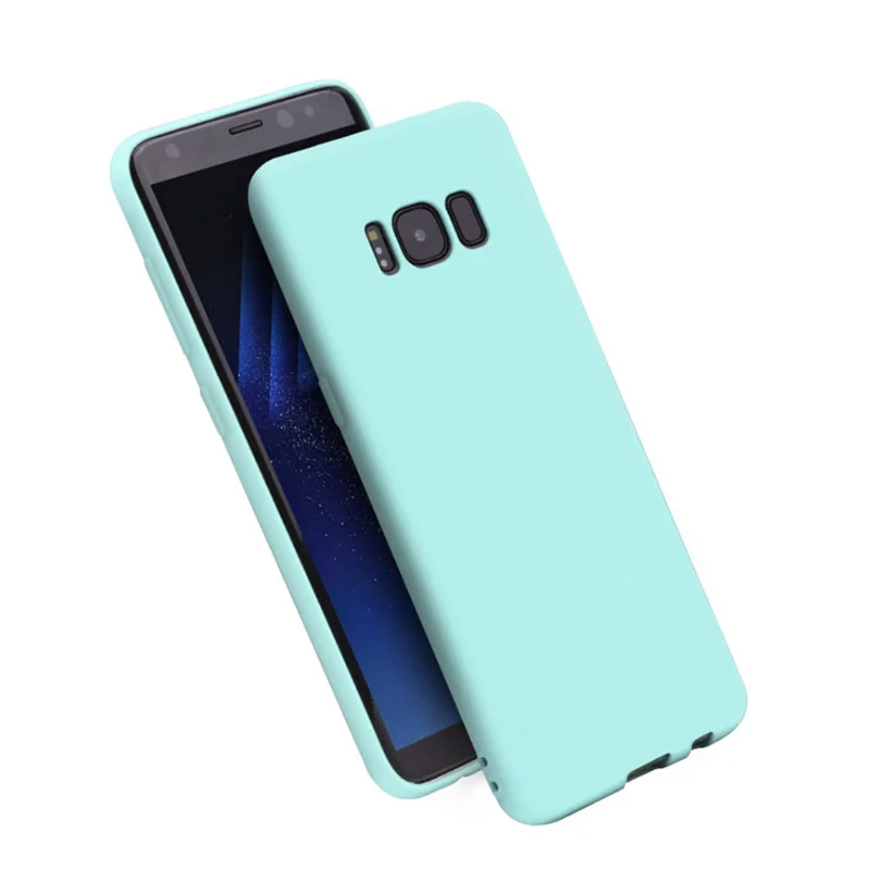 Case for samsung note 9 case for Samsung S8 S9 Note8 Case Soft TPU Silicone Frosted Matte Multi Color Cover Fashion Stylish Case