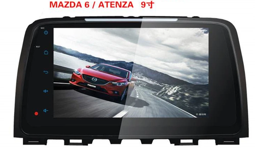 9 inch Android 8.0 7.1 eight Octa core Car CD DVD GPS Player NAVIGATION AUTO 4G RAM 32G ROM for MAZDA 6 ATENZA  2002-2016 gps system for car