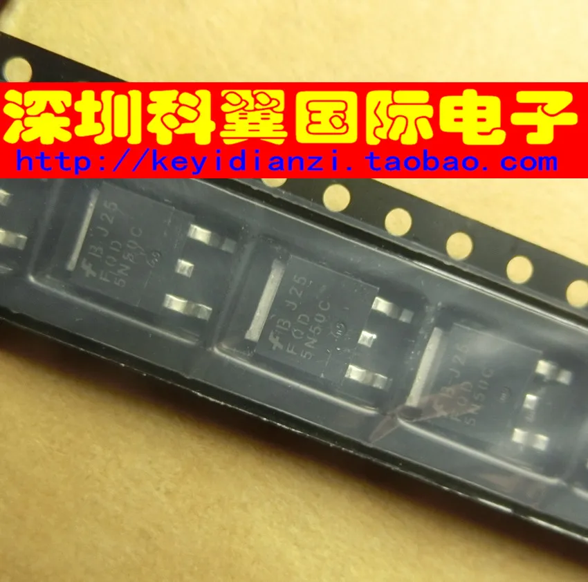 10PCS FQD5N50C MOS field effect 500V tube 4A 2.5W 5N50C patch TO 252 ...