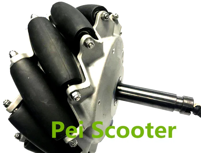 8 дюймов 8 дюймов одноосный mecanum колеса бесщеточный non-шестерни электрический скутер Робот Мотор для центрального движения phub-8mwm