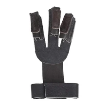 Перчатки для стрельбы из лука, 3 пальца, ручной работы, кожа, защита для стрельбы, для блочного Лука#8