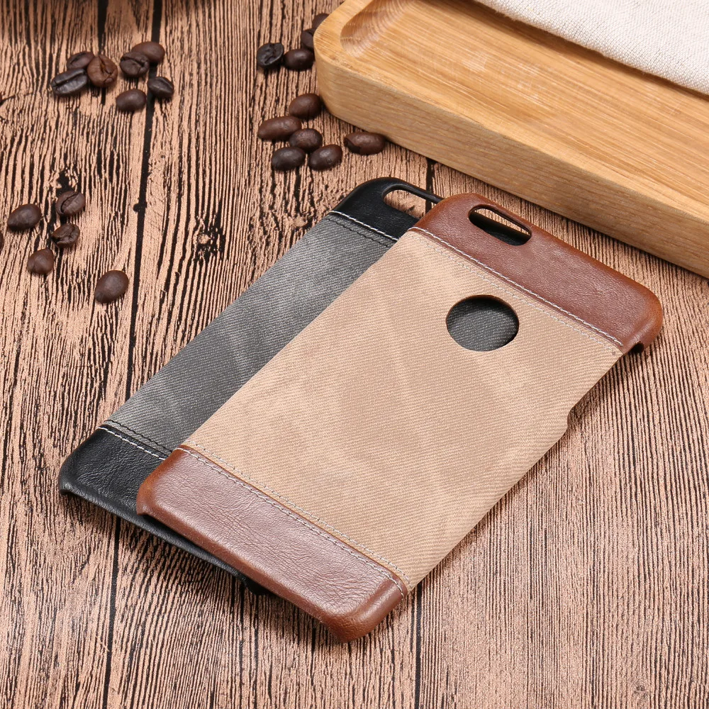 6 S Plus 5 дюймов роскошный джинсовый узор задняя крышка для iPhone 6splus