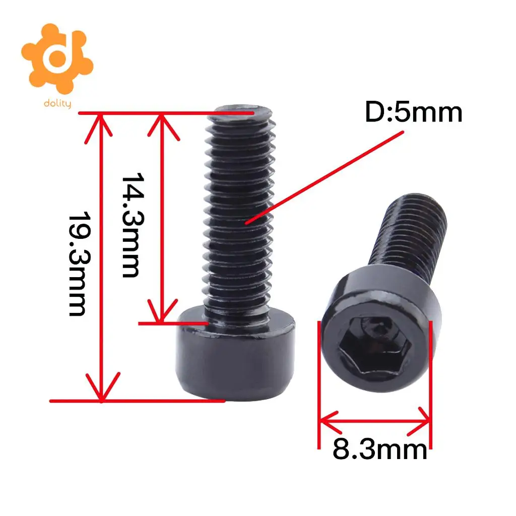 4Pcs Water Bottle Cage Screws Aluminum Alloy Bike Holder Screws for water cage Enhancement Bicycle Water Bottle Accessories