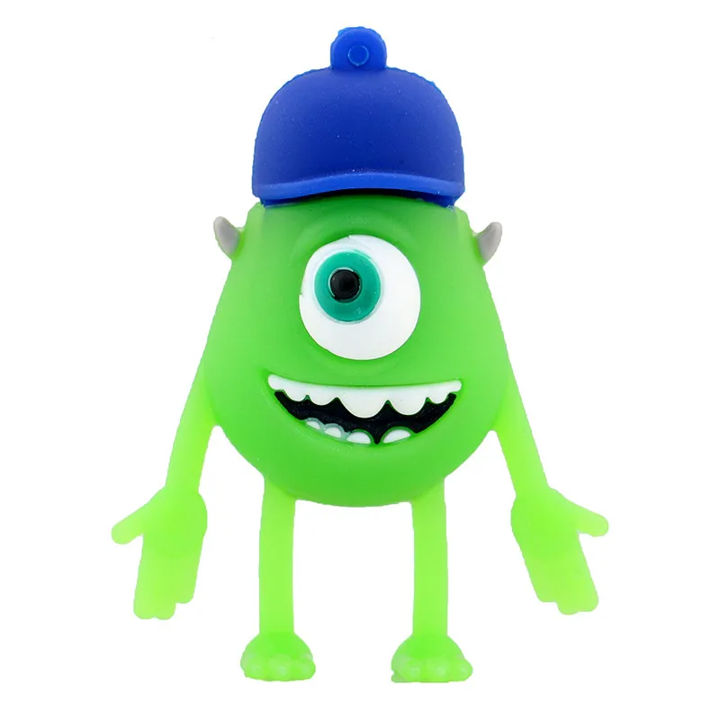 Милый монстр университет улыбка корова 64 ГБ 32 ГБ 16 ГБ 8 ГБ 4 ГБ Mike Wazowski USB 2,0 карта памяти флеш-накопитель