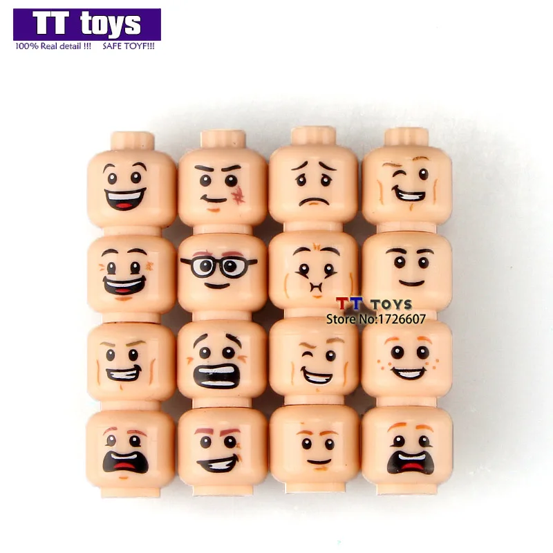 

Face Emoji Expression Flesh Man Woman Facial Expression Blank Multicolor s Building Blocks Toys For Children
