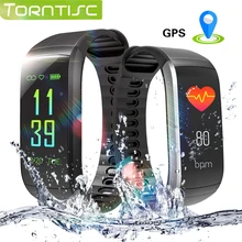 TORNTISC KR02 фитнес-браслет IP68 Водонепроницаемый gps смарт-браслет пульсометр трекер активности часы PK mi Band 3 для мужчин