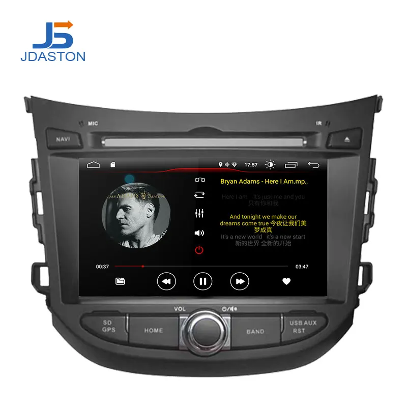 JDASTON 7 дюймовый Android 10 автомобильный DVD плеер для HYUNDAI HB20 мультимедийный GPS
