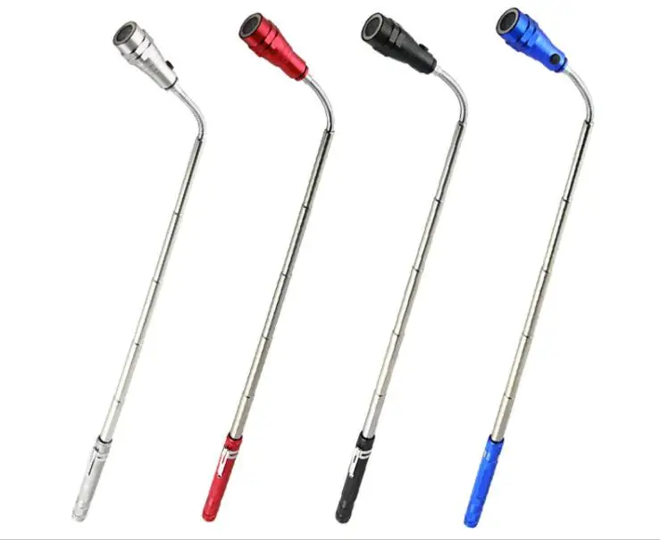 

LED Mini Telescopic Flashlight Antenna Style Torch Tool Light with Magnet Stretching Flash Light Reparing Car linterna