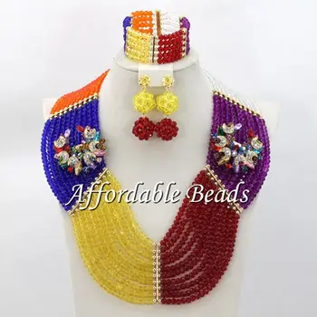 

Splendid Wedding Sets Pretty Nigerian Jewelry Set Unique Design Free Shipping ABE122