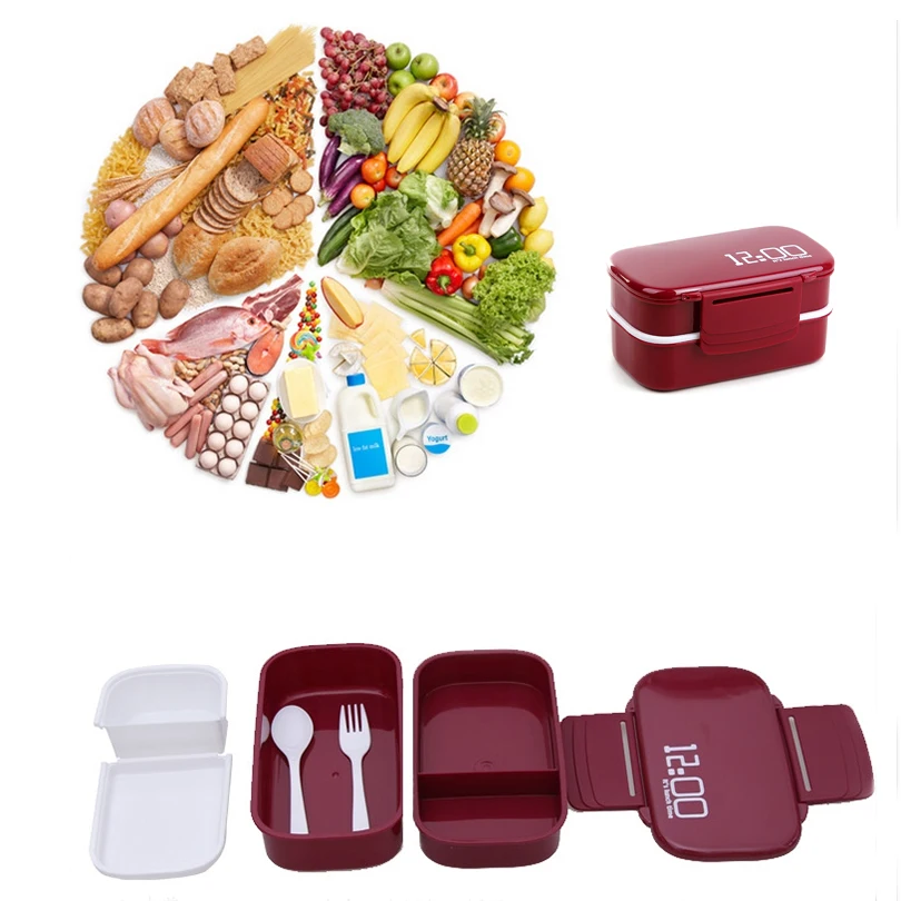 Bento Box Контейнер для хранения пищевых продуктов Экологичная форма фруктов портативные контейнеры для пищевых продуктов портативная коробка для пищевых продуктов Bento