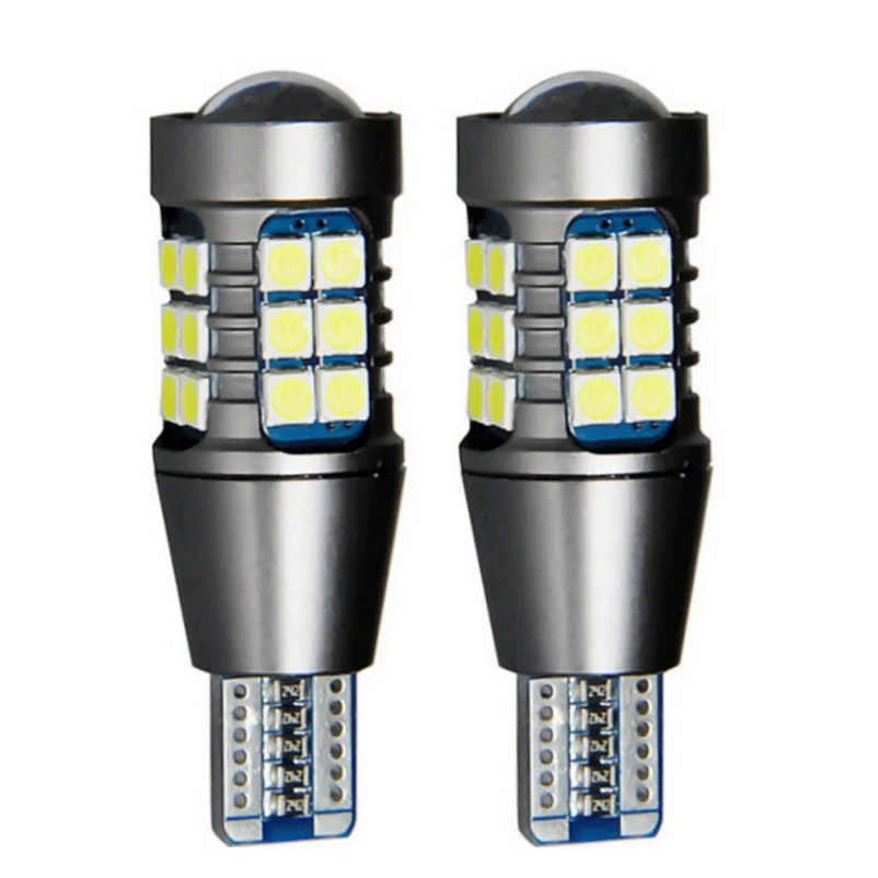 

2PCS T15 W16W Super Bright 1600LM 3030 LED CANBUS NO OBC ERROR Auto Backup Reverse Light Brake Lamp Car Daytime Running Bulbs