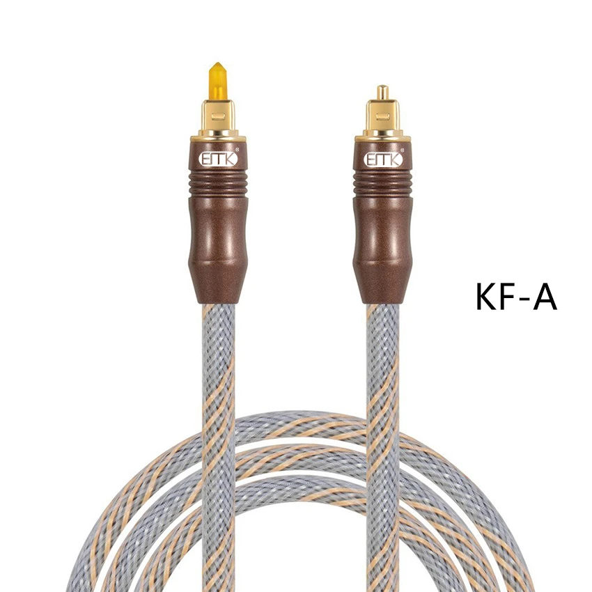 EMK Quality Toslink Optical Audio Cable 6mm Audio Spdif Cord cable For DVD CD DAT Cable Manufacturers 1.8M Free Shipping 850 2m