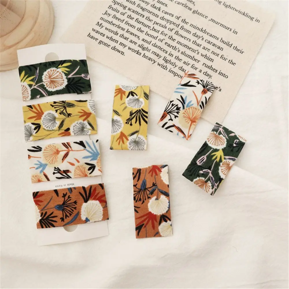 

1pcs Korean Fashion New Fabric Floral Hairpin BB Clip Cute Hairpins Barrettes Headwear Women Accessoires Dropshipping