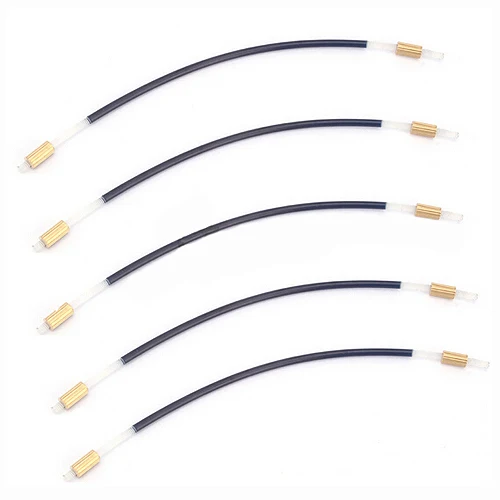 

Good deal 5pcs 4/4 Violin Tailpiece Tail Guts Black