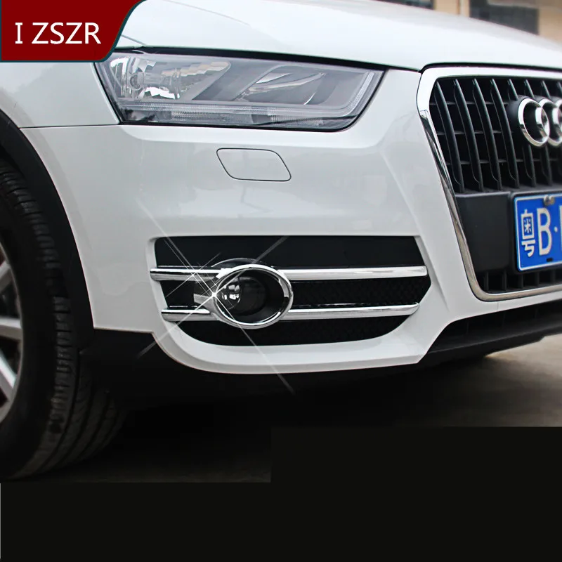 ABS Chrome Front Fog Light Decorated Frame For Audi Q3 2013-2016 Z2AAL323 | Автомобили и мотоциклы