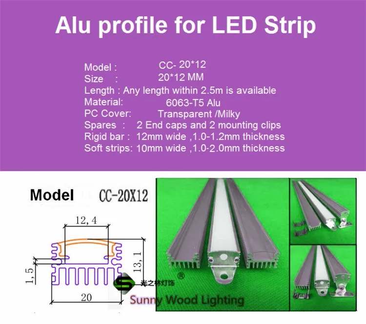 10 1 м L конец кепки алюминиевый профиль светодио дный для светодиодные ленты, молочно/прозрачная крышка мм 12 мм 5630 pcb, бар свет теплового