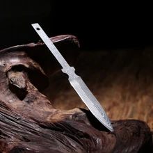 1 шт. дамасский стальной нож заготовки Подарочная коллекция прямой нож чайный нож заготовки чайные инструменты иглы