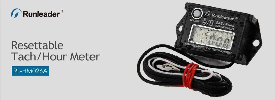 Индуктивный Tach счетчика для бензинового двигателя мотоцикла морской снегоход гидроцикл цепная пила Моторная Лодка ATV Ван