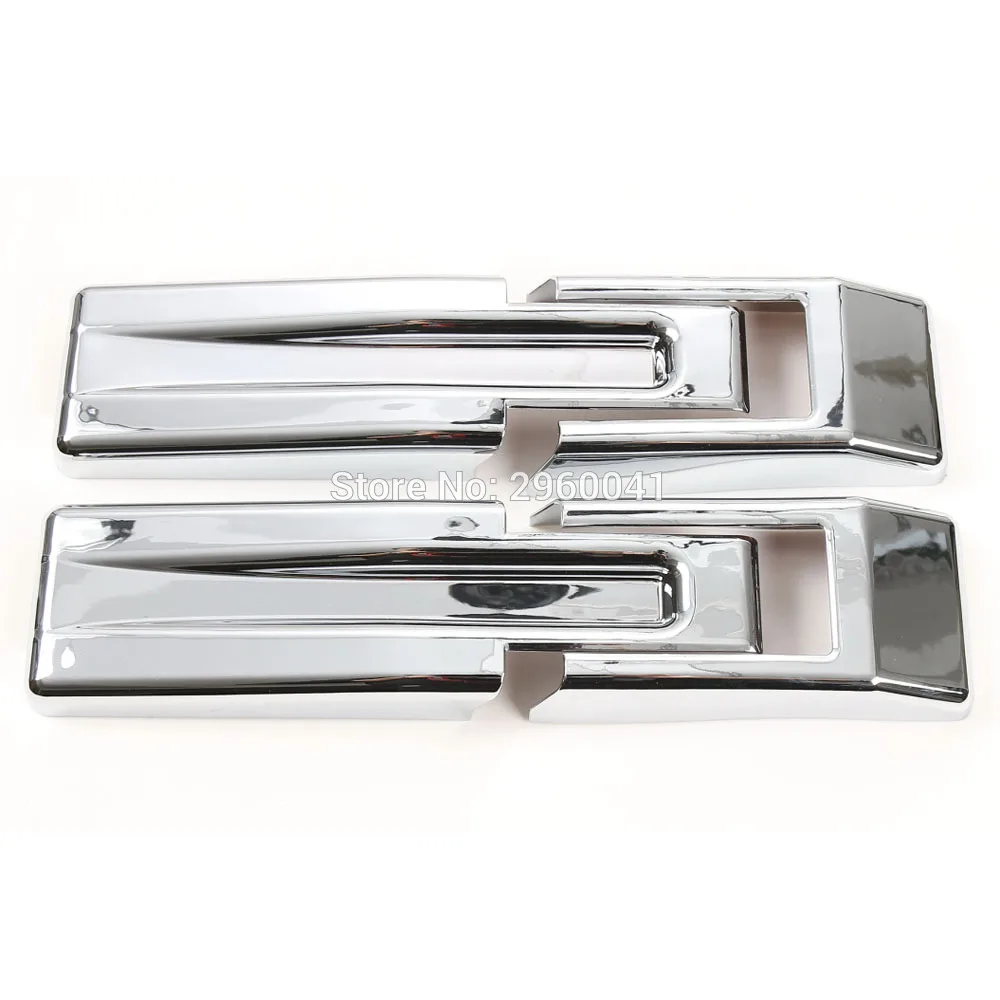 Car Styling ABS Auto Rear Spare Tire Carrier Hinge Kit Cover Trim