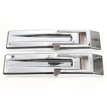 Car Styling ABS Auto Rear Spare Tire Carrier Hinge Kit Cover Trim Tailgate Hinge Cover For Jeep Wrangler TJ 2nd Generation 97-06