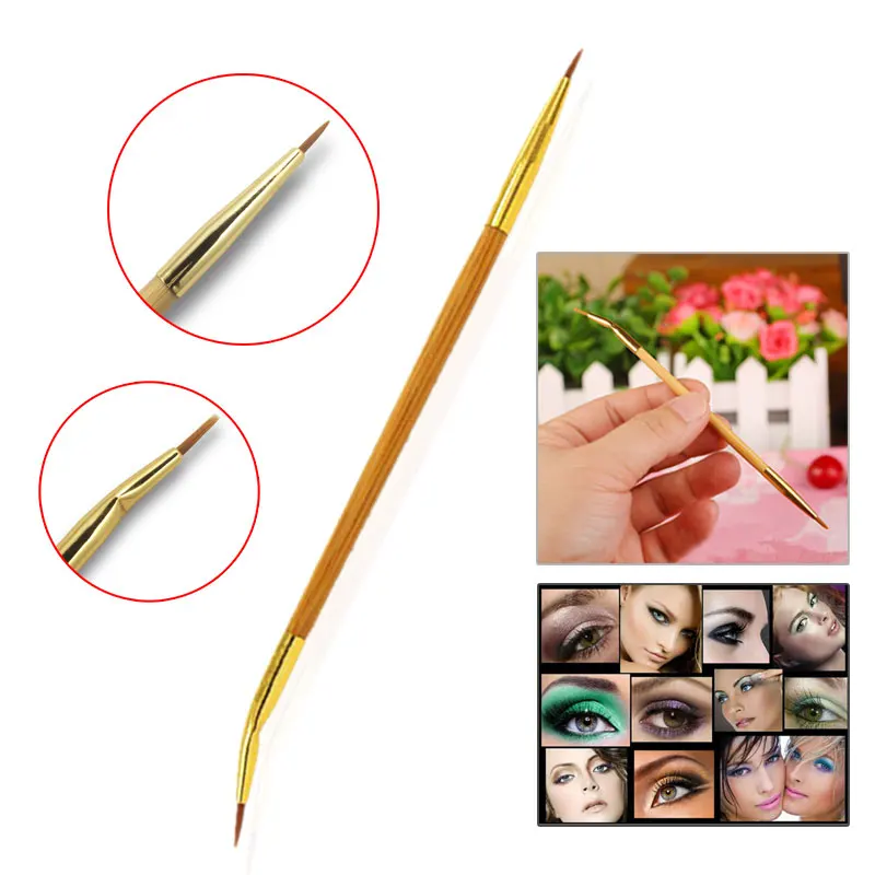 2017 Lady MakeUp Brush Cosmetic Brush Double Sided Ended Brushes Eyeshadow Eye Brow Tools Lip Eyeliner