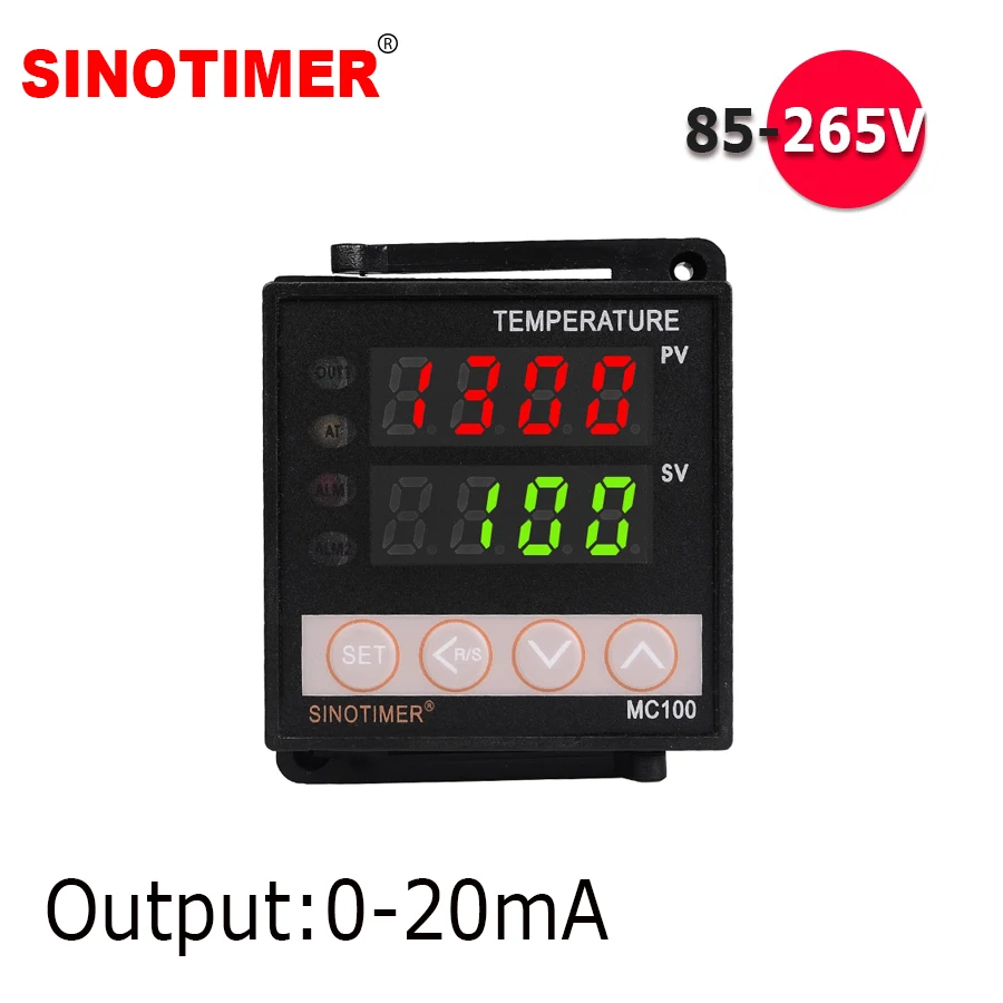 

0-20mA Analog Output Universal Thermocouple PT100 Input Digital PID Temperature Controller thermostat for Heat Cool with Alarm