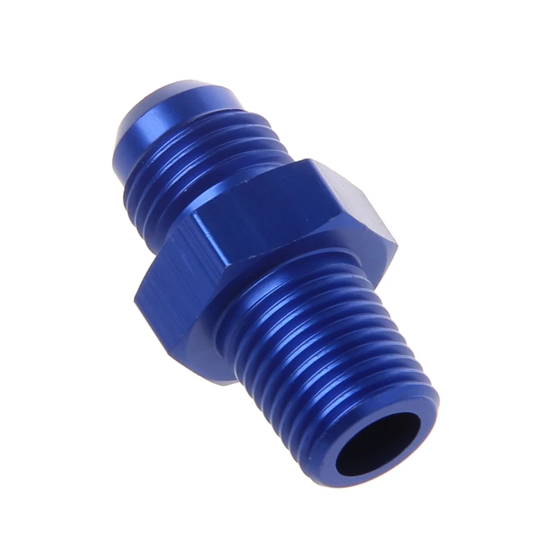 Car-Styling Blue Various AN6 AN8 NPT Straight Fuel Oil Air System Hose End Fitting Adapter Automobiles Replacement Parts