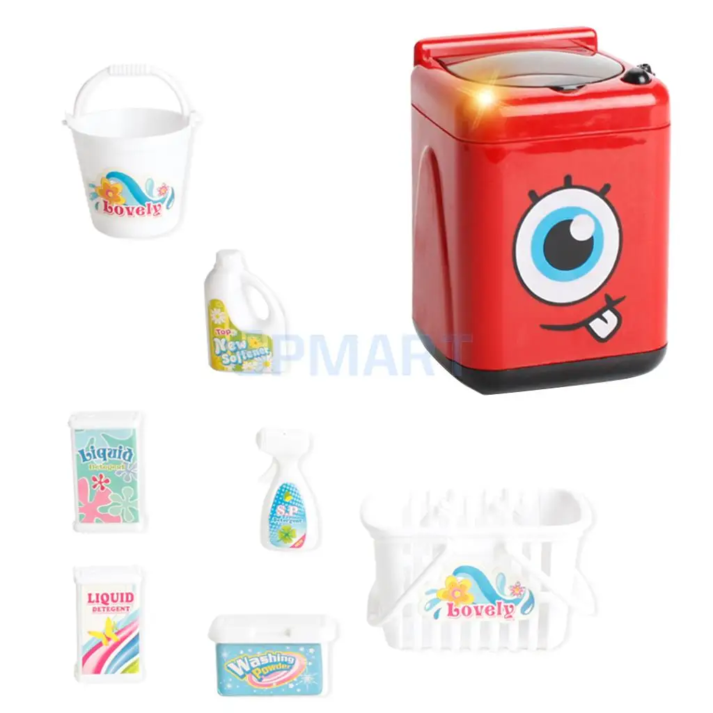 Simulation Home Appliances Toys w/ Sounds & Lights - Baby Pretend Play Kitchen Cooking Housekeeping Play Food Toy Developmental