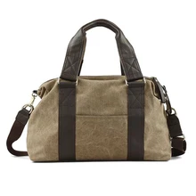 Новые мужские холщовые сумки через плечо, большая вместительность, повседневная дорожная сумка, повседневное использование, винтажные мужские сумки, деловые классические дизайнерские сумки
