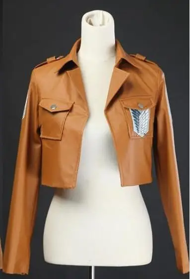 Goede Aanval op Titan cosplay Scout Legioen cos jas PU