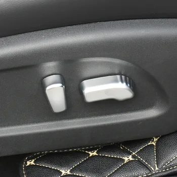 

For Nissan Pathfinder 2013/14/15/16/17/18/19 ABS Matte Car Seat adjustment Switch Cover Trim car styling accessories 4pcs