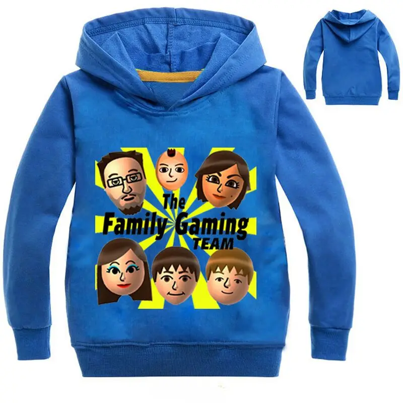 Детские толстовки футболка для мальчиков верхняя одежда семейная игровая команда одежда с принтом детские весенние пальто с капюшоном для девочек топы, футболки