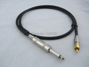 

Gold plated 6.5/6.35/6.3 to Lotus flower head Power amplifier line Connecting line Audio and video cables 3M 9.6ft