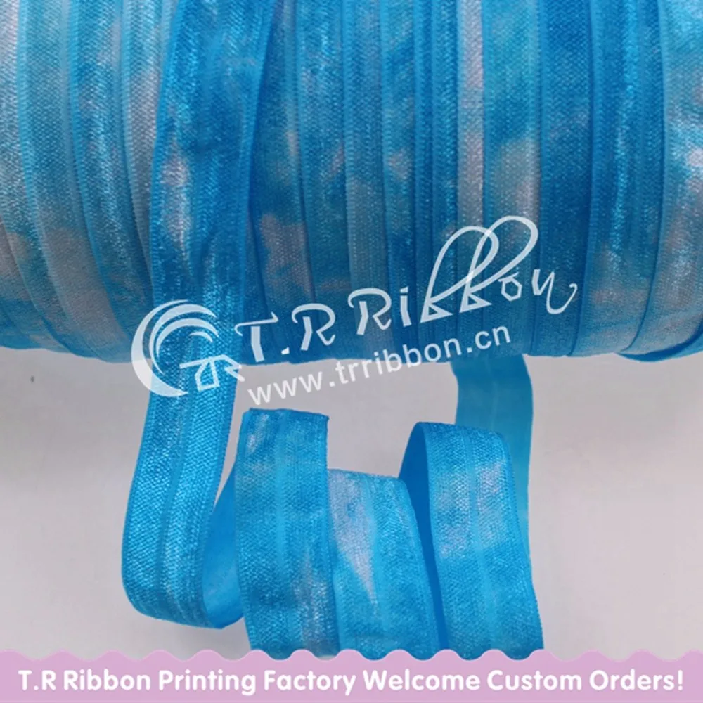 White Foe Turquoise Tie Dye