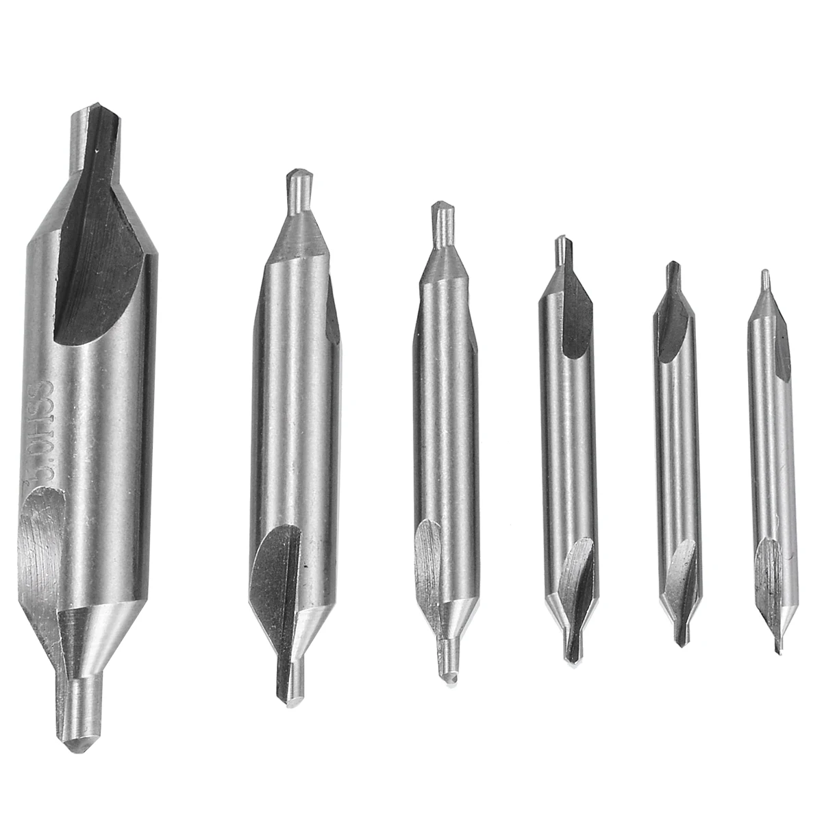 6 шт центровочное сверло центр HSS буровая высокое качество центр HSS сверла набор комбинированный комплект зенкеров 60 градусов 5/3/2,5/2/1,5/1 мм
