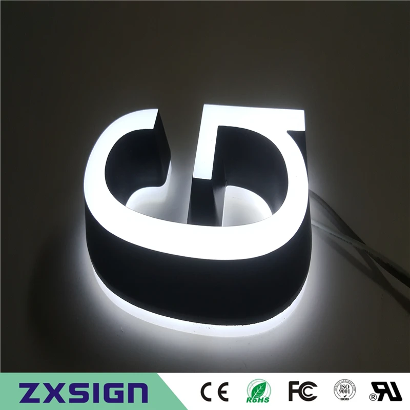 

Factory Outlet Super high brightness illuminated acrylic LED letters for shop sign