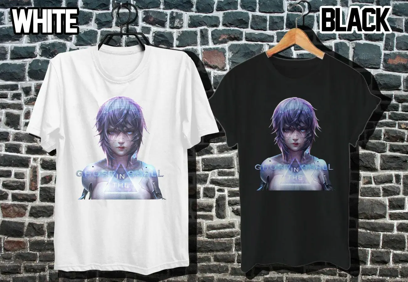 buy NEW GHOST IN THE SHELL F10 ANIME WHITE amp;BLACK SHIRT 4 SHIRT USA SIZE S XXXL ZM1