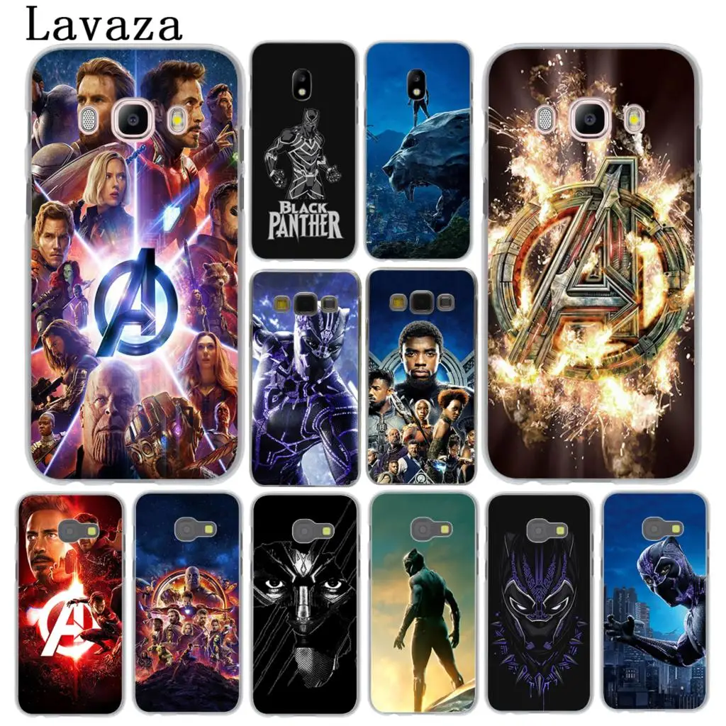 

The Marvel Avengers Infinity War Phone Case for Samsung Galaxy J6 J5 J1 J2 J3 2017 2016 2015 Prime J7 EU Version Black Panther