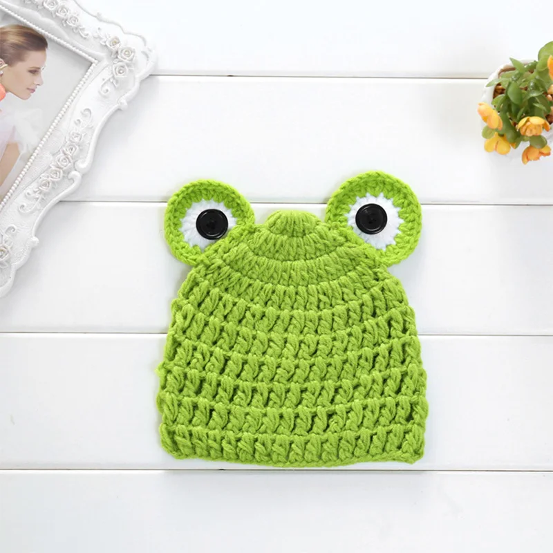 DreamShining-Cartoon-Baby-Hats-Handmade-Infant-Caps-Newborn-Photograph-Props-Crochet-Knitted-Cap-Unisex-Girls-Boys (4)