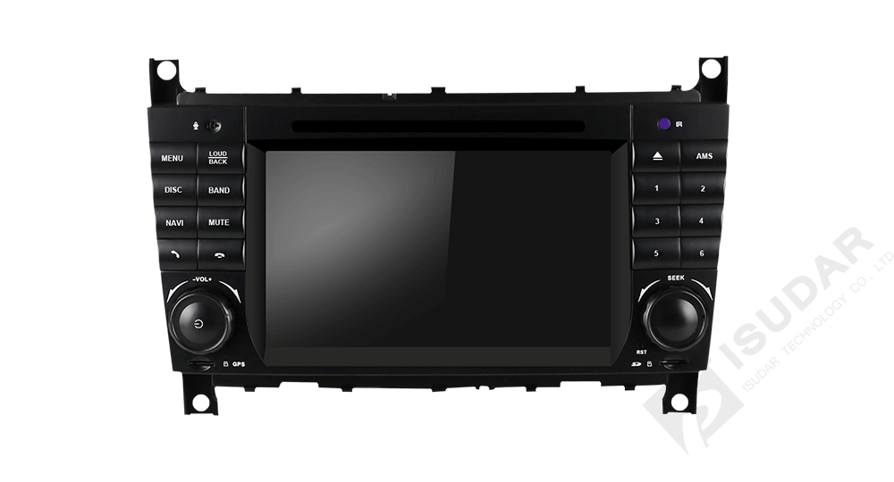 Excellent Isudar Two Din Car Multimedia Player Android 8.1 DVD Player For Mercedes/Benz/W203/CLK200/CLK22/C180/C200 GPS Radio FM 2GB 16GB 25