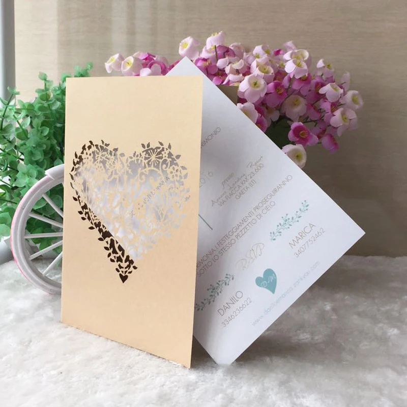 Heart Shaped Birthday Invitations 2