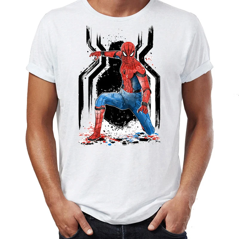 

Avengers 4 T Shirt Spider Man The Stark Suit Awesome Artwork Drawing Printed Tee Marvel, Avengers 4 T Shirt