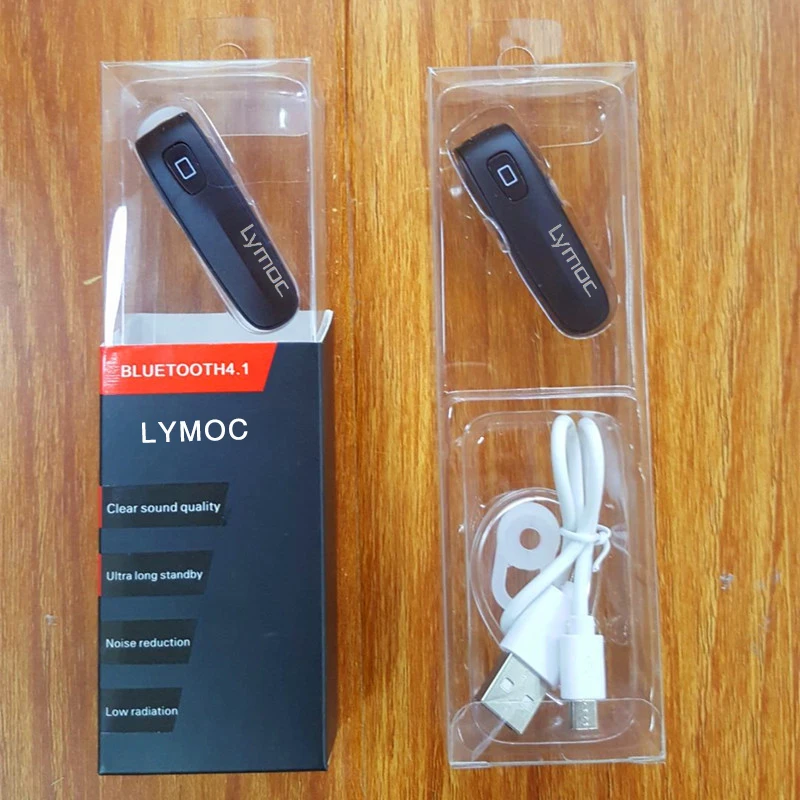 Мини Bluetooth наушники Lymoc B1 беспроводные гарнитура для сотового телефона V4.1 громкой