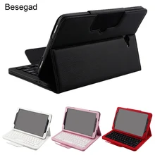 Besegad Беспроводная Bluetooth Клавиатура Защитный чехол кронштейн для samsung Galaxy Tab A T580 T585 T 580 585 планшет 10,1 дюймов