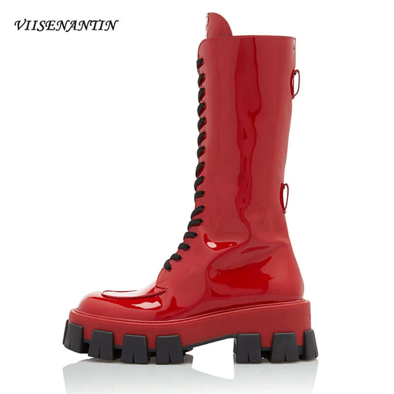 patent leather rain boots