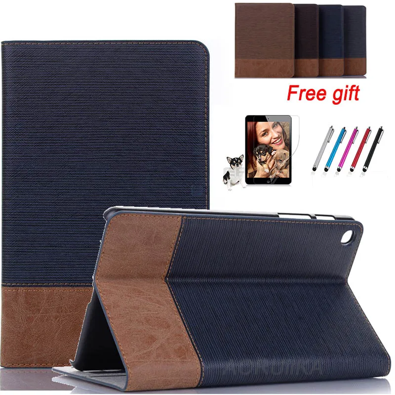 Пленка+ ручка+ чехол высокого качества для samsung Galaxy Tab A 8,0 S ручка из искусственной кожи Магнитная подставка чехол Tab SM-P200 SM-P205 Funda